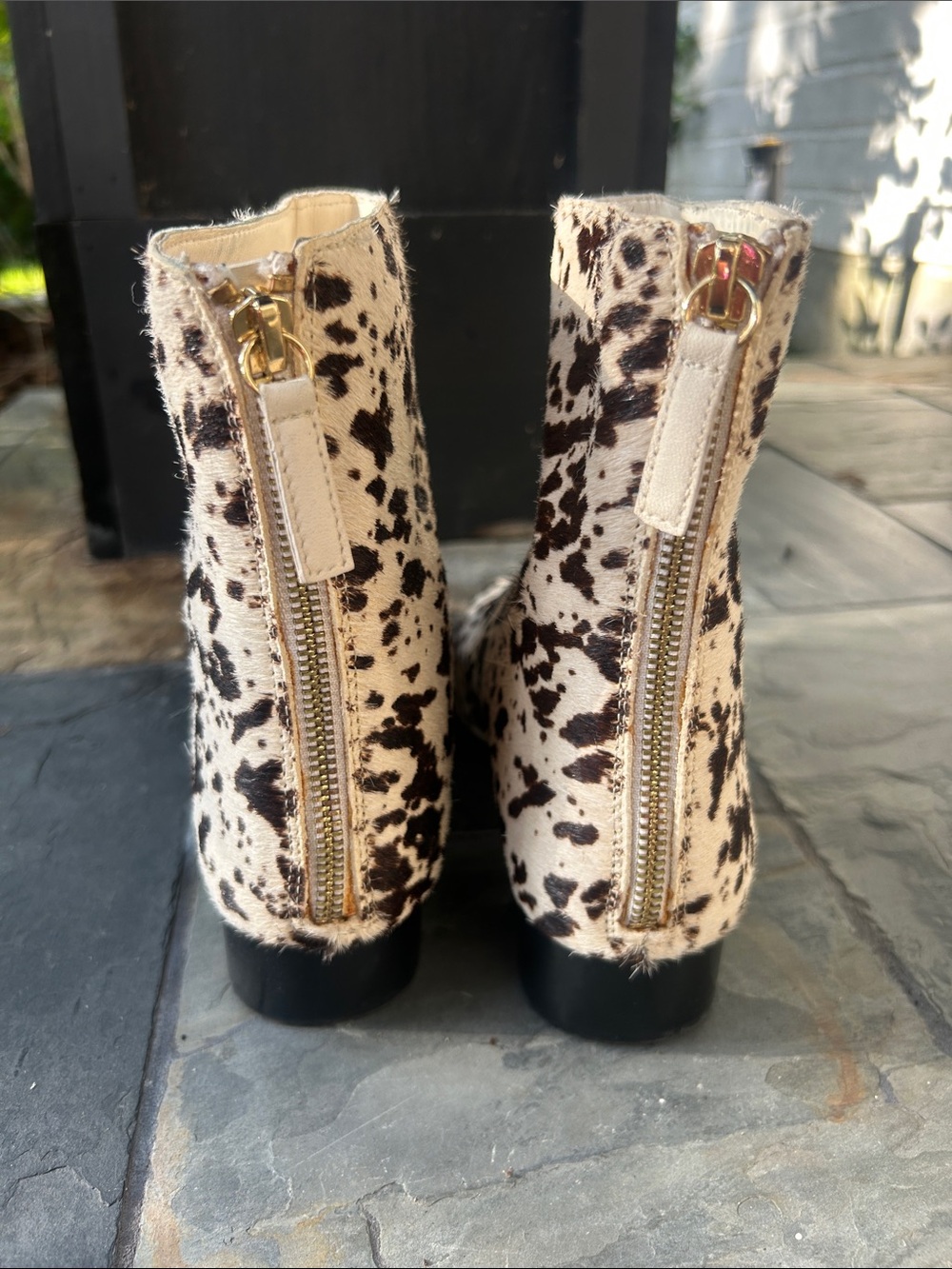 J Crew Roxie zip-back ankle boots in calf hair - Picture 4 of 7